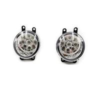 Ropaix Projecteurs Antibrouillard Pour Toyota Pour RAV4 2009-2012 Phare Feu Brouillard Câble Interrupteur Couverture Grille Halogène Feux Brouillard Cadre LED(9LED lamp)