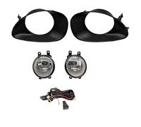 Ropaix Projecteurs Antibrouillard Pour Toyota Pour Yaris 2006-2008 Harnais Câblage Couverture Grille Halogène Yeux Ange DRL LED Feux Lampe Brouillard(Halogen set)
