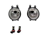 Ropaix Projecteurs Antibrouillard Pour Toyota Pour Yaris 2006-2008 Harnais Câblage Couverture Grille Halogène Yeux Ange DRL LED Feux Lampe Brouillard(Only LED fog)