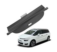 Ropaix Voiture Étagère Arrière Rétractable Coffre pour Citroen pour Grand pour C4 pour Picasso 7 Places 2014-2018 Couverture Coffre Rétractable Accessoires Automobiles(Carbon Fiber)