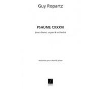 ROPARTZ J-G. - PSAUME 136 - CHANT ET PIANO