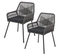 Rope Chaises de jardin Kastos Gris