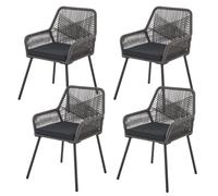 Rope Chaises de jardin Kastos Gris