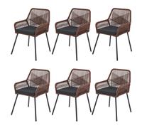 Rope Chaises de jardin Kastos Marron foncé