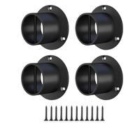 Rope Cover, Rail Support Cap Set, Portable Polyvalent Use Safety & Structure 4 pièces Rust Preuve Heavy Duty, Metal Supports for Terrace, Garden, Deck, Outdoor and Fencing