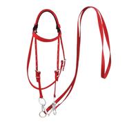 Rope Horse Headstall - Adjustable Reins, Bridle For Trail Riding