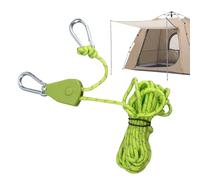 Rope Lock Tie Down | Windproof Pulley Cord System | Small Ratchet Straps | for Camping Tent Awning Tarp Outdoor Boat Car Truck Motorcycle Trailer