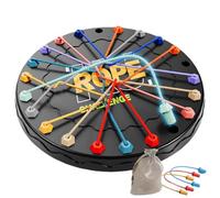 Rope Puzzles, Colorful Rope Sorting Game, Brain Teaser Toy for Kids Ages 3+