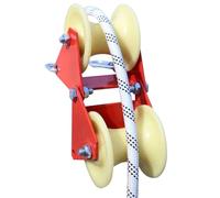 ROPE RETRACT PULLEY - Roue de poulie manuelle pliable de coin mural, équipement de rétract de la cordon de la main-d'œuvre pour la décoration de maison de la maison