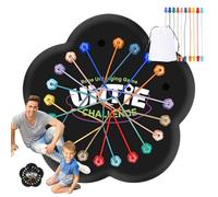 Rope Threading Game - Educational Rope Manipulation Puzzle, Cognitive Skill Development Toy, Dexterity and Focus Lacing Game for Children | Family Playroom Classroom Fun