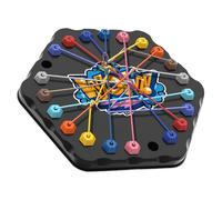 Rope Unlock Battle Game, Interactive Puzzle Strategy Board Game, 7.87x7.09 inches Heavy Duty Lacing Untangling Toy for Parent Child Interaction, Educational String