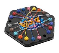 Rope Unlock Battle Game, Interactive Puzzle Strategy Board Game, ABS Lacing and Untangling Toy, Educational Parent-Child Interaction for Home and Travel, Ideal for Boys and Girls 3+, 20x18cm