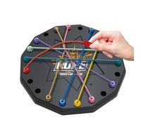 Rope Untangling Game - Twisted Knots Interactive Board, Educational Brain Teaser Puzzle, Logical Reasoning Skill Toy, Mechanical Sorting Challenge, Strategy Learning Activity for Home Travel Classroom