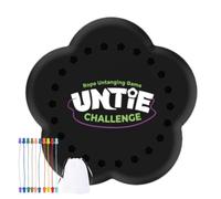 Rope Untangling Game - Twisted Tangler Rope Sorting Puzzle Game | Brain Teaser Puzzle Interactive Board Ģame, Lacing Toys Ŕope Knot Sort Ğame for Boys and Girls