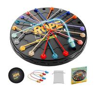 Rope Untangling Puzzle Game, Educational Strategy Board Game for Kids & Adults, Family Travel Party Games with Multi-Level Challenges, Gifts for All Ages(Large)