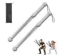 Ropeless Battle Ropes for Home Workout, Adjustable Weighted Strength Training Ropes with Steel Core, Non-Slip Grip, Quiet & Portable Exercise Equipment (A)