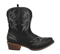 ROPER Amelia Bottines décontractées à talon bas 3,8 cm pour femme, Marron, noir, 43 EU
