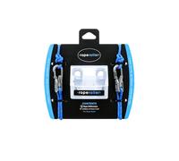 Roperoller - Outil de serrage et de serrage de corde avec technologie Rollercam - Attache facile et sécurisée pour l'extérieur, le camping et le bateau - Lot de 6 accessoires avec cordon et étui de