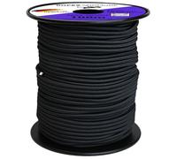 Ropes and More - Corde élastique - 8 mm - Corde élastique pour bagages - 10 m - 100 m - Noir - 50 m (Lfm) - Diamètre 8 mm - Sans bobine