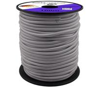 Ropes and More - Corde élastique en caoutchouc - 10 mm - 10 m - 100 m - Plusieurs couleurs - Fabriqué en Allemagne - Blanc - 10 m (Lfm) - Diamètre : 10 mm - Sans bobine