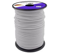 Ropes and More - Corde élastique en caoutchouc PES - 6 mm - 10 m à 50 m - Plusieurs couleurs - Blanc, 40 m (Lfm) - Sans bobine