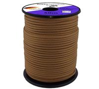 Ropes and More Corde en polypropylène tressée 16 brins, 6 mm, 50 m, 30 couleurs, doré, 50 m