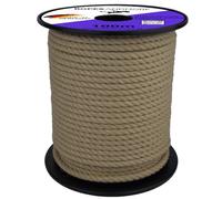 Ropes and More - Corde torsadée en chanvre synthétique - 10 à 100 - 100 - Corde en chanvre synthétique - Pour l'extérieur, les projets d'escalade - 30 m - Sans bobine