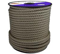Ropes and More - Corde torsadée en chanvre synthétique - 18 mm - 100 - 100 - Corde en chanvre synthétique - Pour l'extérieur, projets d'escalade - 25 m - Sans bobine