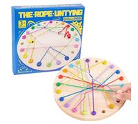 Rope's Unlocking Battle Game, Jeu with Rope - Interactive Puzzle Challenge Untying Rope - Jouet for Suning, Jouet Suning Education pour Adultes,