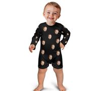RoPox Créez Votre Body Bébé Manches Longues Personnalisé, Ajoutez Une Photo de Votre Visage, Body personnalisé pour bébé, Ajoutez Votre Photo pour bébé Fille et garçon, Body personnalisé