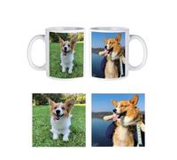 RoPox Mug céramique personnalisé, Personnalisable avec photos, texte, noms ou logos, Cadeau de tasse personnalisé, Idée cadeau Noël, naissance, collègue, retraite, anniversaire, saint-valentin