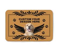 RoPox Paillasson personnalisé, Personnalisables avec Photos, Texte et Logos, antidérapant et Absorbant,Différents Motifs, pour Tapis Intérieur Et Extérieur Balcon Terrasse Tapis Cuisine