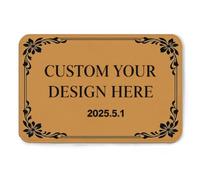 RoPox Paillasson personnalisé, Personnalisables avec Photos, Texte et Logos, antidérapant et Absorbant,Différents Motifs, pour Tapis Intérieur Et Extérieur Balcon Terrasse Tapis Cuisine