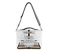 RoPox Personnaliser Couverture pour Bible,Sac à Main avec Fermeture Éclair et Poignée,Pour homme et femme, Personnalisables avec photos et texte, Quatre tailles pour amis, prière à l'église