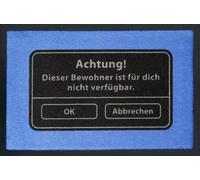 Ropylen und Rutschfester Gummi-Unterseite. - Achtung Nicht Verfügbar.Fußmatte Blau,aus Polyp [Import]