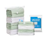 Roqao Lot de 5 grands sacs de rangement sous vide pour literie, sacs de rangement sous vide, sacs de rangement pour vêtements, sacs économiseur d'espace pour couvertures et vêtements