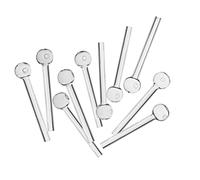RORA Lot de 10 mini tuyaux en verre portables de 10 cm de long