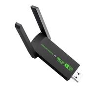 Rordigo Adaptateur WiFi USB 1300Mbps Récepteur de Signal Dongle Sans Fil Double Bande 2,4G 5GHz pour PC/Ordinateur Portable Win 7/8/10/11 Sans Contrôleur