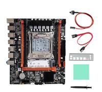 Rordigo Carte Mère de Bureau X99H + Graisse Thermique + Pad Thermique LGA2011-V3 B85 Chip DDR3X4 Slot ECC M.2 NVME PCI-E 3.0 X16, Installation Facile, Utilisation Facile