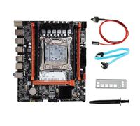 Rordigo Carte Mère de Bureau X99H + Pâte Thermique LGA2011-V3, Chipset B85, DDR3X4, Slot ECC M.2 NVME PCI-E 3.0 X16 SATA3.0, Facile à Utiliser