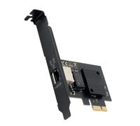 Rordigo Carte réseau 2500 Mbps PCI-E vers RJ45 Puce I226 Gigabit Ethernet 100/1000/2500 Mbps RJ45 LAN PCIe Adaptateur pour ordinateur portable PC