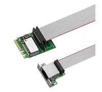 Rordigo Cartes réseau M.2 (A+E) Carte réseau 1000 Mbps Gigabit Ethernet 10/100/1000 M RJ45 LAN Adaptateur réseau pour ordinateur PC facile à installer et à utiliser