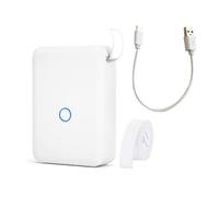 Rordigo D110 Imprimante thermique Bluetooth pour codes-barres pour bureau commercial Mini imprimante Bluetooth avec étiquette facile à installer