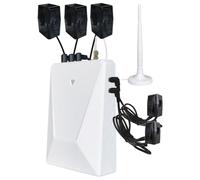 Rordigo Graffiti Smart Life WIFI Compteur D'Électricité Triphasé à 4 Fils avec 5 Transformateurs Moniteur Solaire Portable en Temps Réel Facile à Utiliser, 200 A