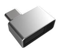 Rordigo Lecteur D'Empreintes Digitales pour Win10/11, Type C/USB C, Touch ID Biométrique à 360°, Connexion et Sécurisée avec Chiffrement des Documents, Facile à Utiliser