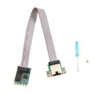 Rordigo M.2 A+E Key Carte LAN Ethernet 2,5 G RTL8125B Carte Réseau de Contrôle Industriel Carte Réseau M.2 Gigabit Ethernet Installation Facile Facile à Utiliser