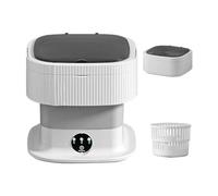 Rordigo Machine à Laver de Voyage Portable, Mini Machine à Laver 10 L, Machine à Laver Pliable pour sous-Vêtements avec Essoreuse Prise UE