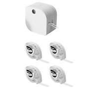 Rordigo Machine de Création D'Étiquettes P12pro, Imprimante D'Étiquettes Bluetooth, Prend en Charge Plusieurs Étiquettes de Matériaux, avec 4 Paquets de D'Étiquettes Blanches, Installation Facil