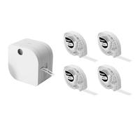Rordigo Machine d'étiqueteuse P12 Bluetooth compatible avec plusieurs matériaux avec 4 rubans adhésifs blancs