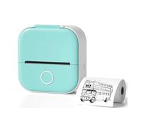 Rordigo Mini imprimante d'étiquettes thermiques portable pour maison, photo, étudiant, mauvaise question, mini imprimante d'étiquettes de prix, facile à installer, facile à utiliser, C